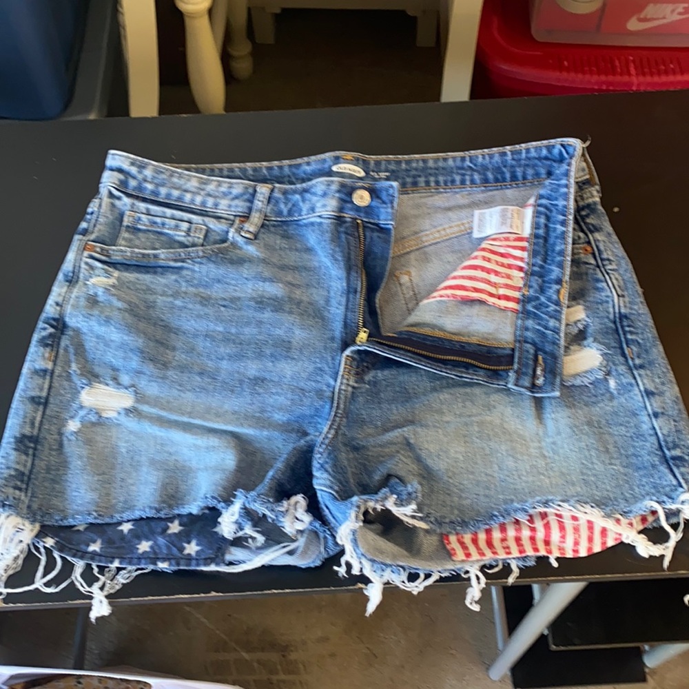Old Navy High Rise Jean shorts